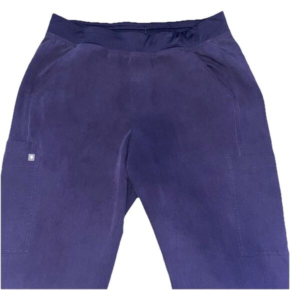 Figs (Large/Short) Men’s Axim 2.0 Cargo Pants Purple Nurse Scrub Straight Leg - Picture 3 of 12